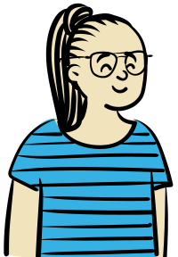 female tutor illustration